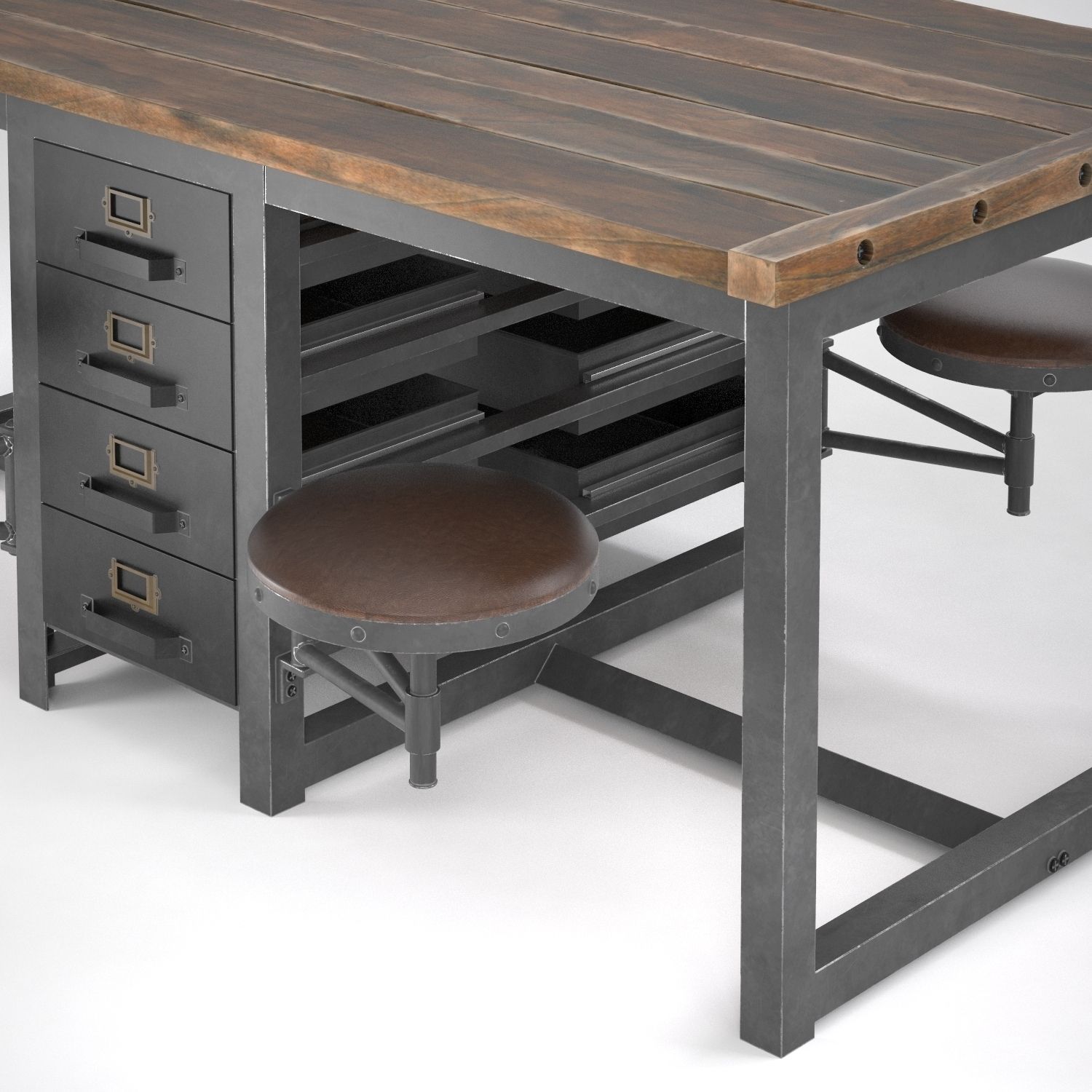 Big desktop Rupert in the industrial style 3D model_3