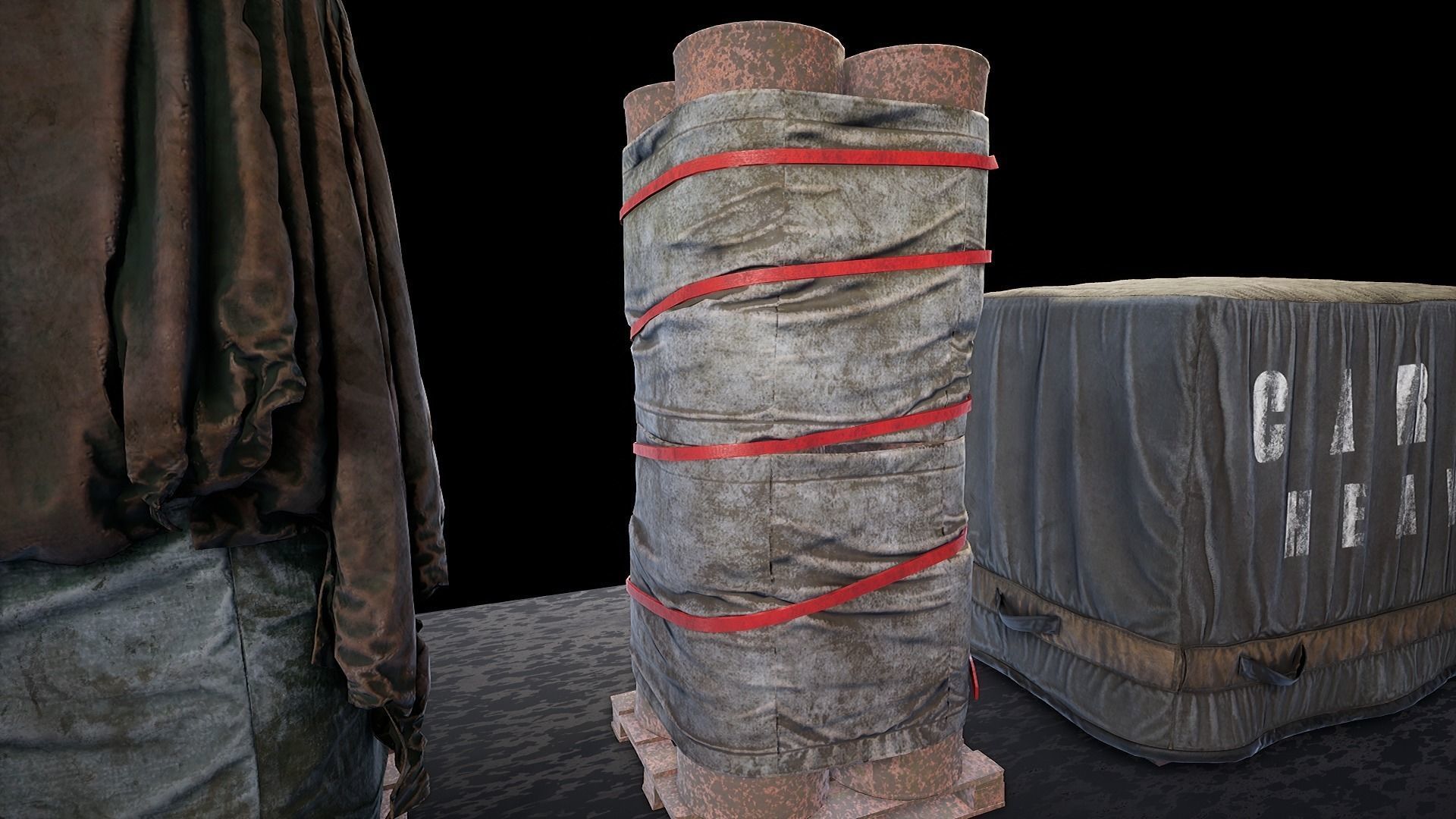 Fabric Cargo Pack Vol 01 Low-poly 3D model_13