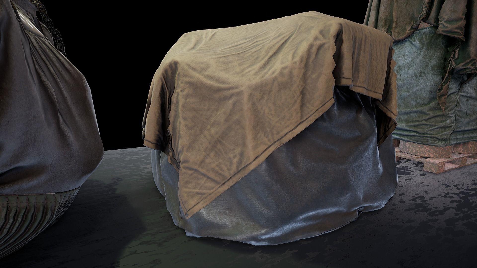 Fabric Cargo Pack Vol 01 Low-poly 3D model_15