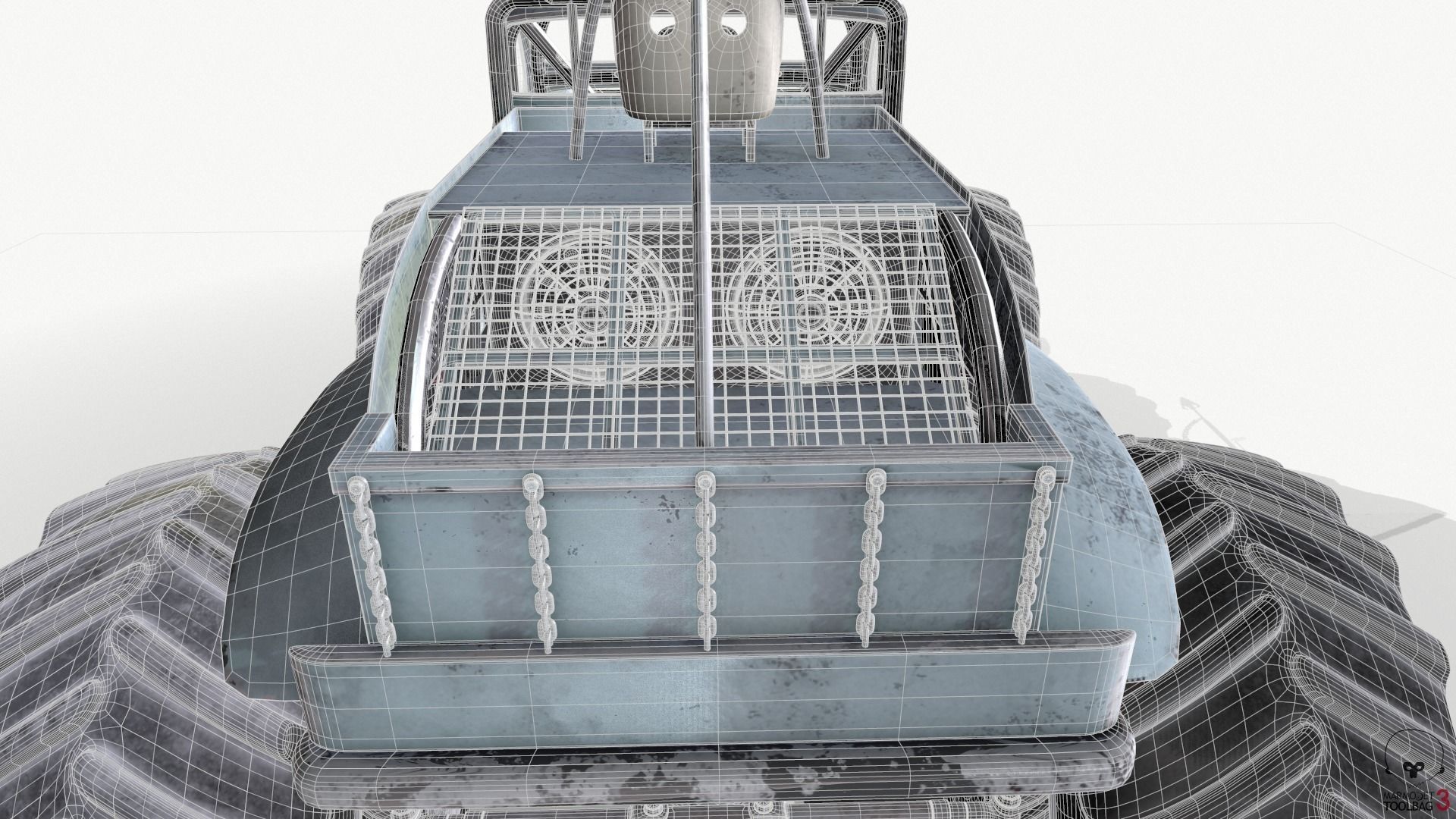 Bigfoot monster truck 3D model_20