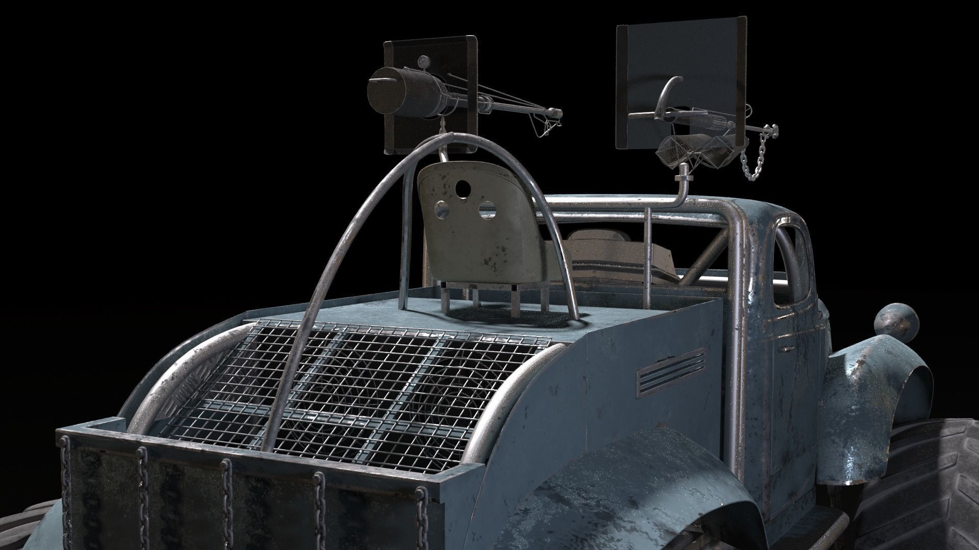 Bigfoot monster truck 3D model_30