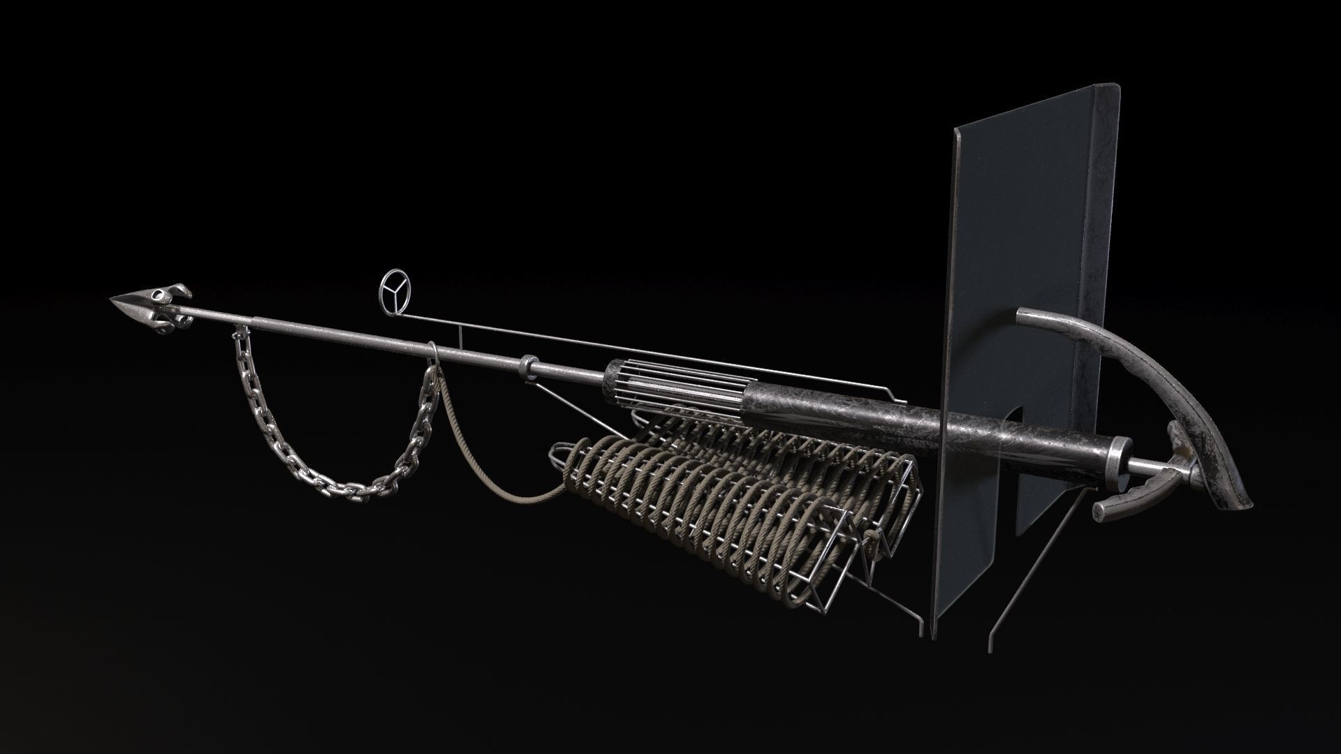 Bigfoot monster truck 3D model_35