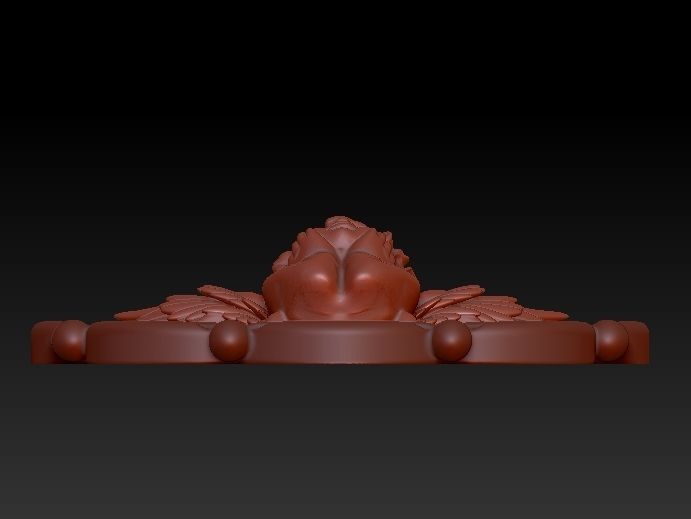 woman necklace 3D print model_9