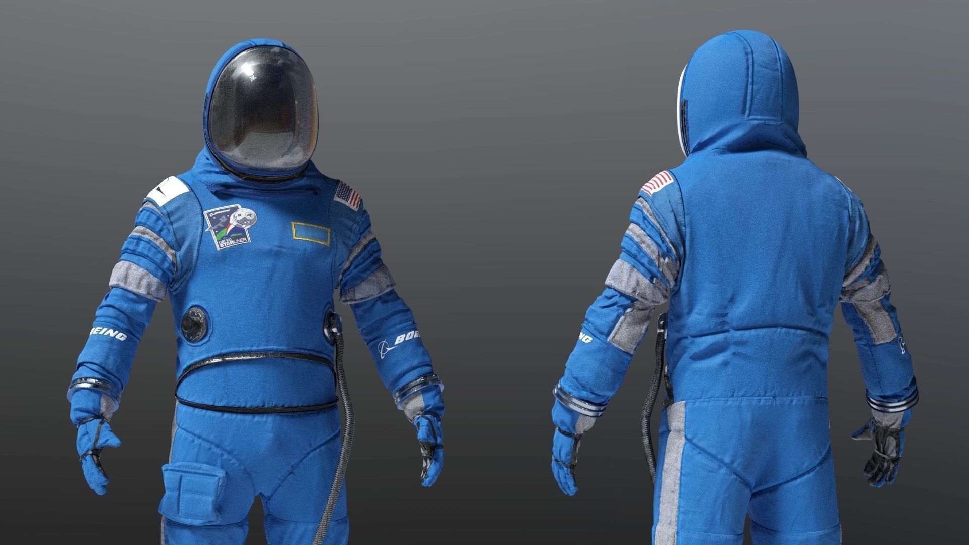 SPACESUIT Boeing Starliner 3D model_2