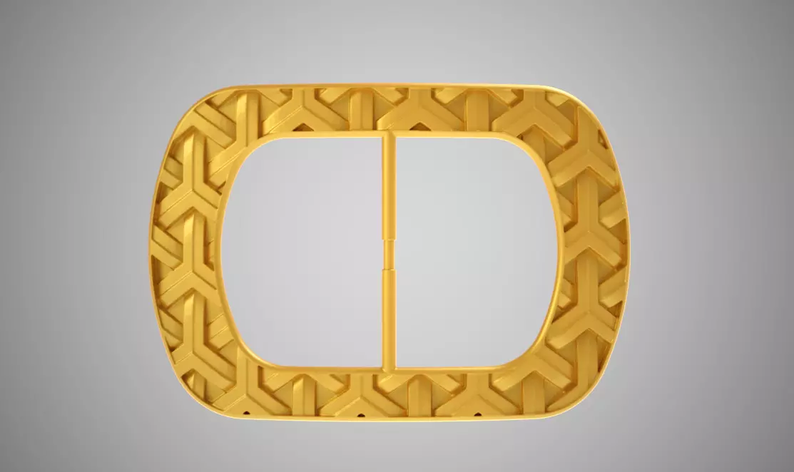 Patterned Buckle 3D print model