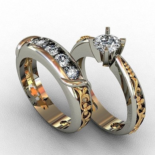 Diamond  Ring 3D print model 3D print model