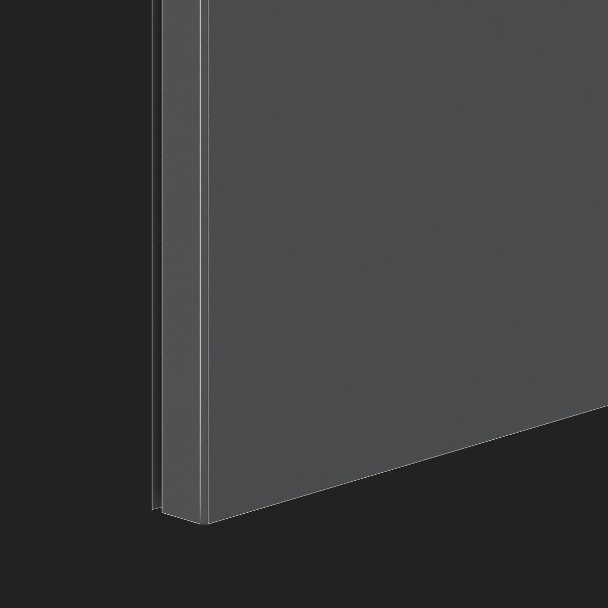 Frameless Mirror 3D model_5