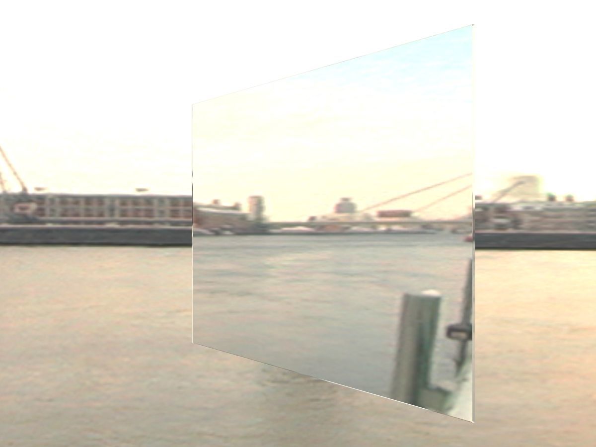 Frameless Mirror 3D model_8