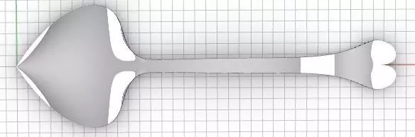 Tea Spoon 3D print model_0