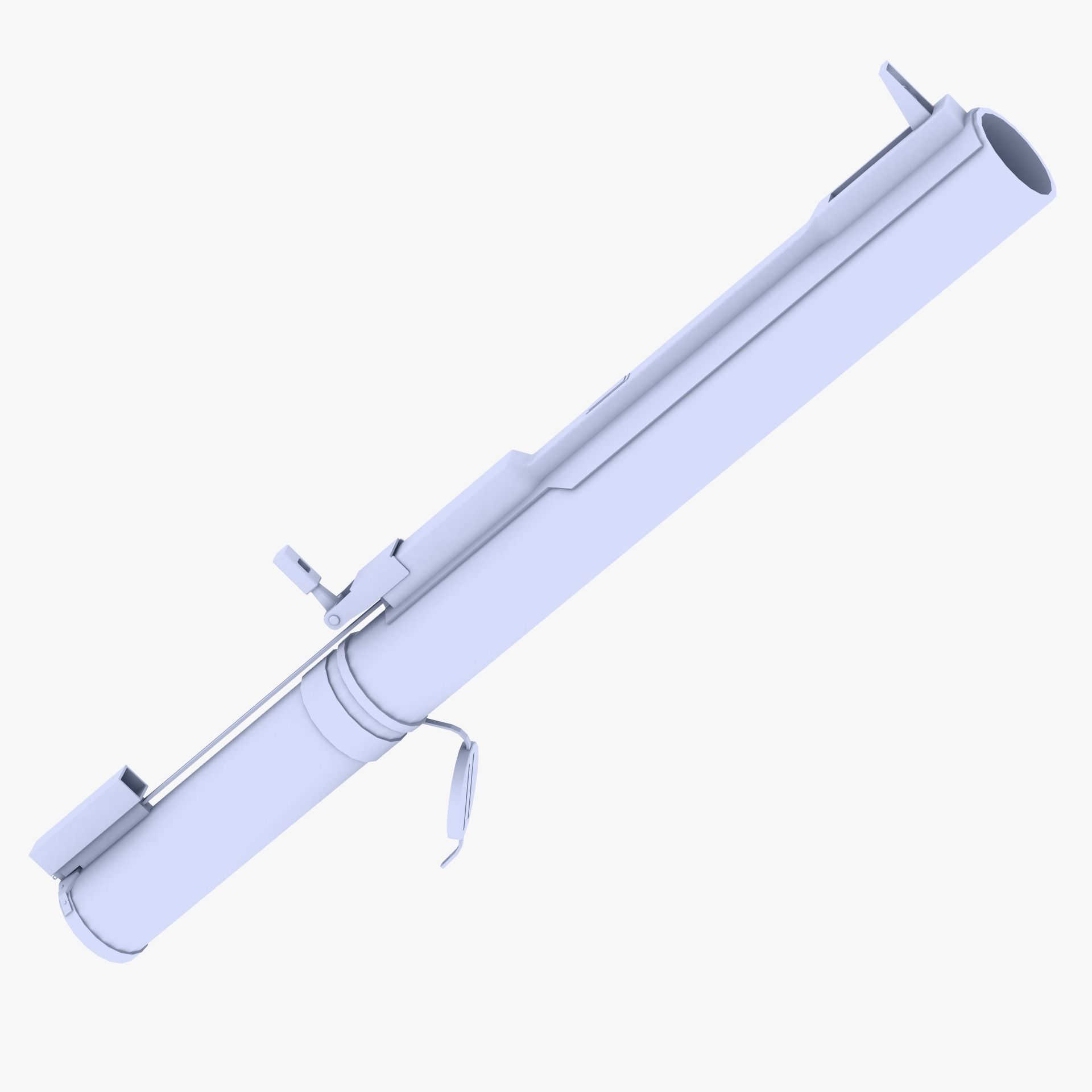 M72 LAW Launcher Low-poly 3D model_0