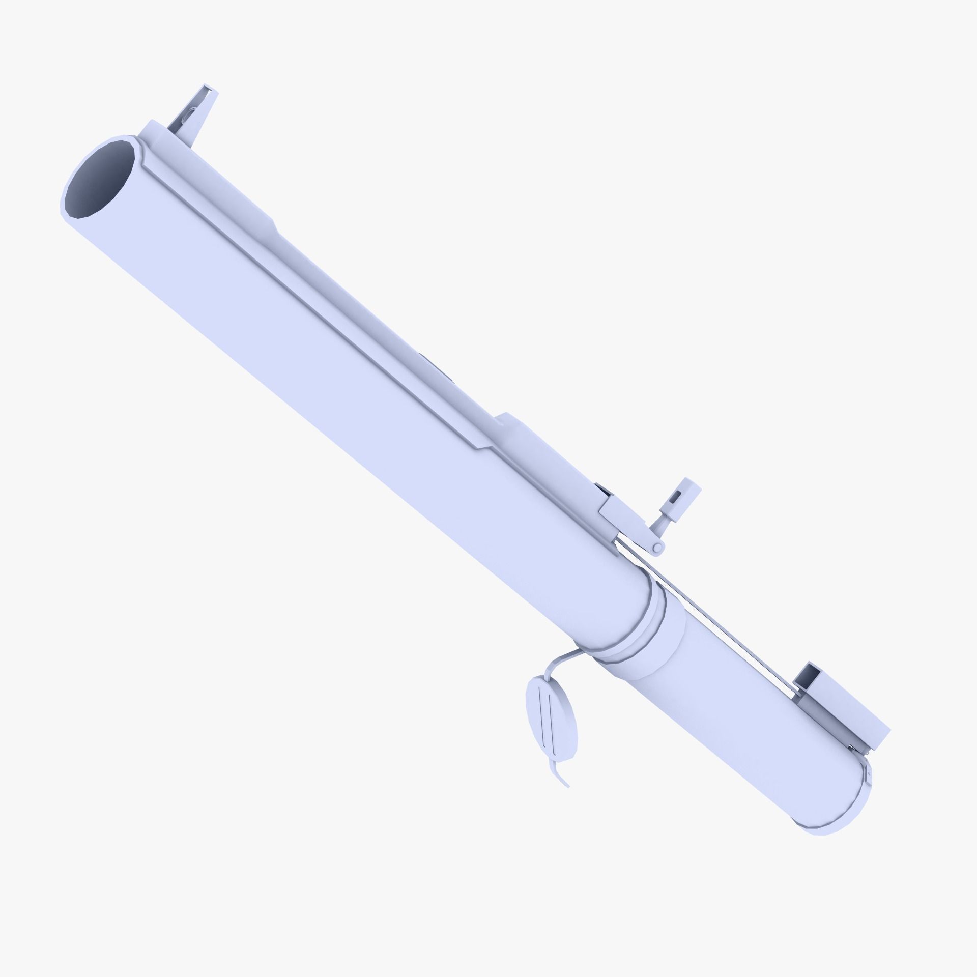 M72 LAW Launcher Low-poly 3D model_1