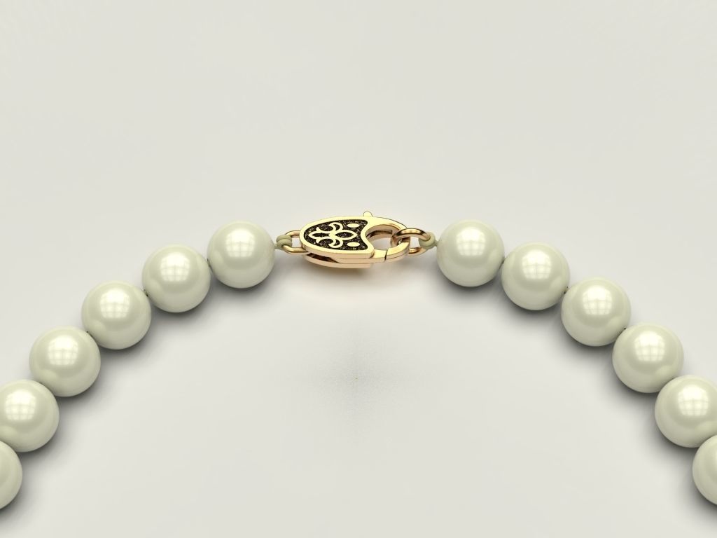 Lock pattern 3D print model_4