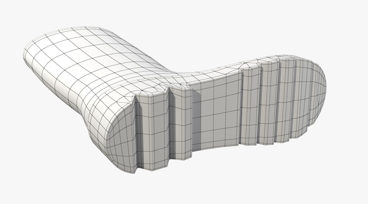 Rubber Boots  PBR Low-poly 3D model_13