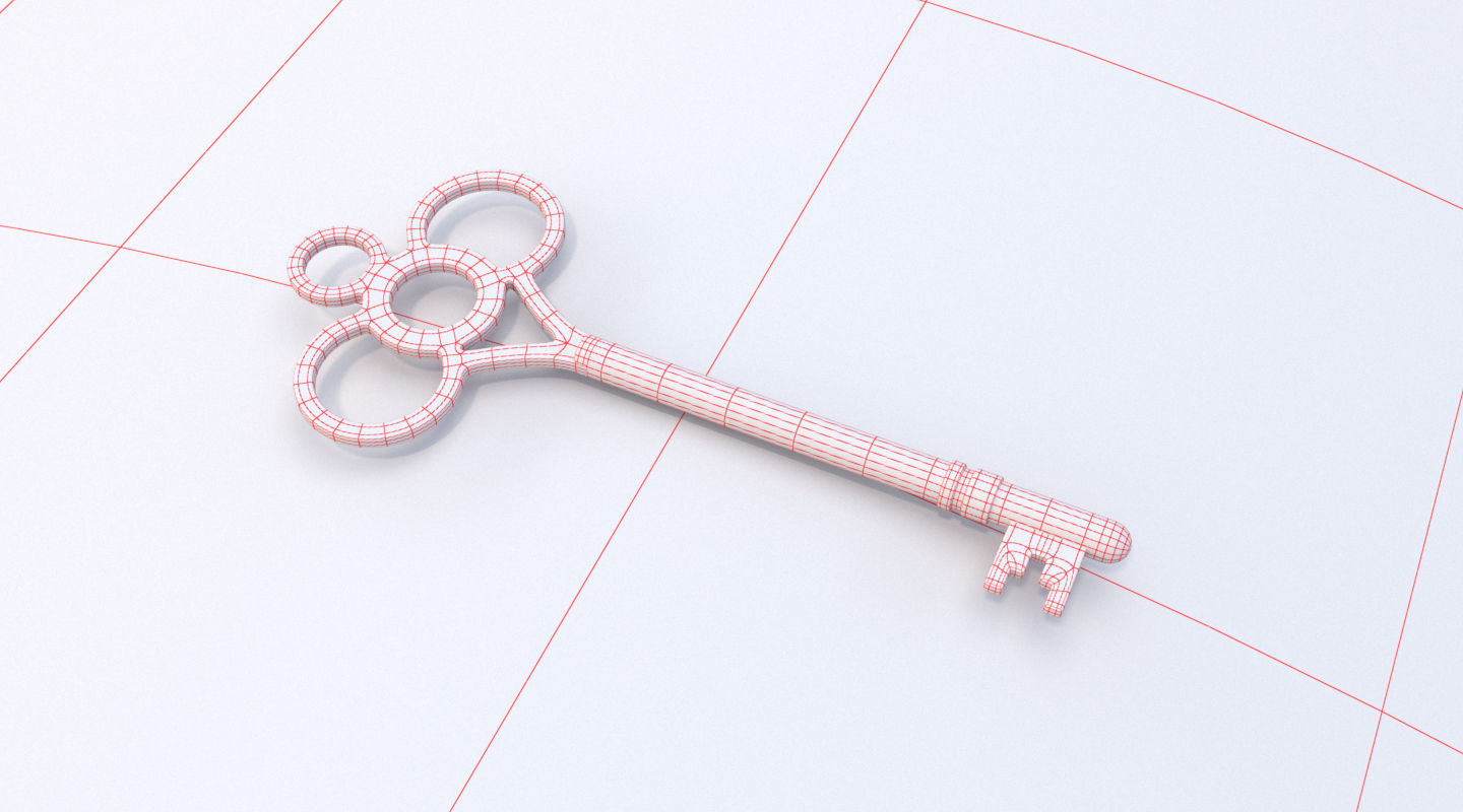 chest open wooden box Low-poly 3D model_12