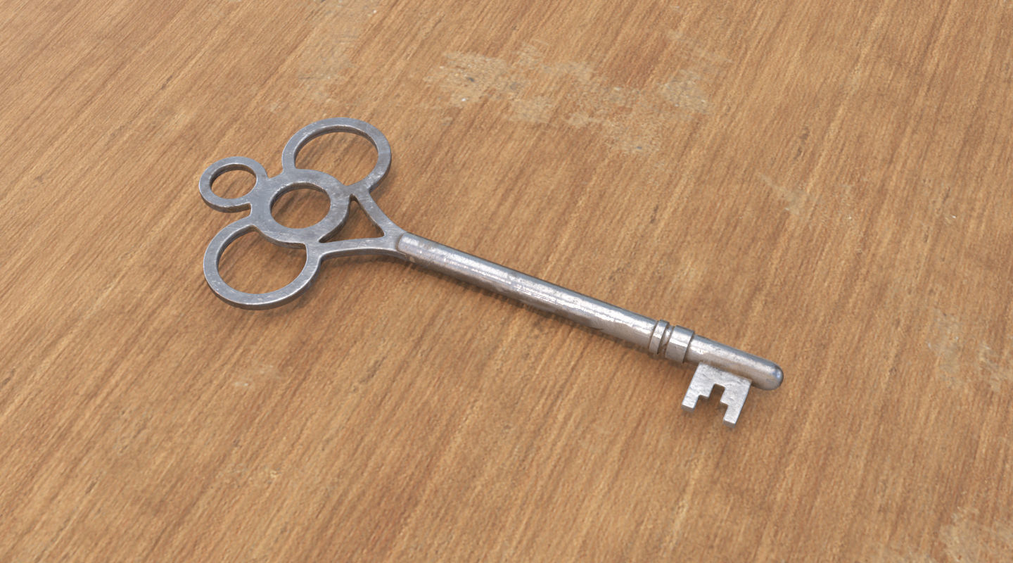 chest open wooden box Low-poly 3D model_5