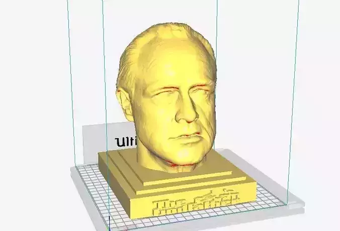 The Godfather - Marlon Brando - sculpture 3D print model