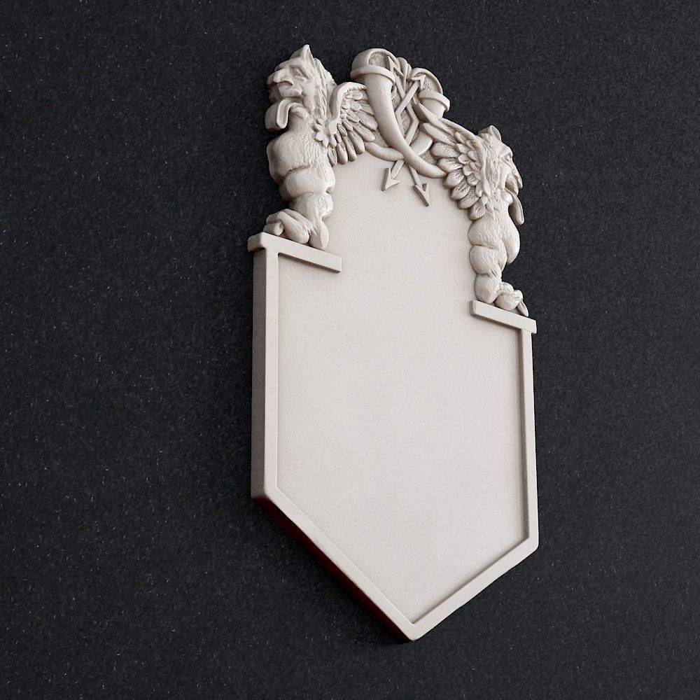 Gargoyle  Gerb  Emblem 3d print model 3D print model_1