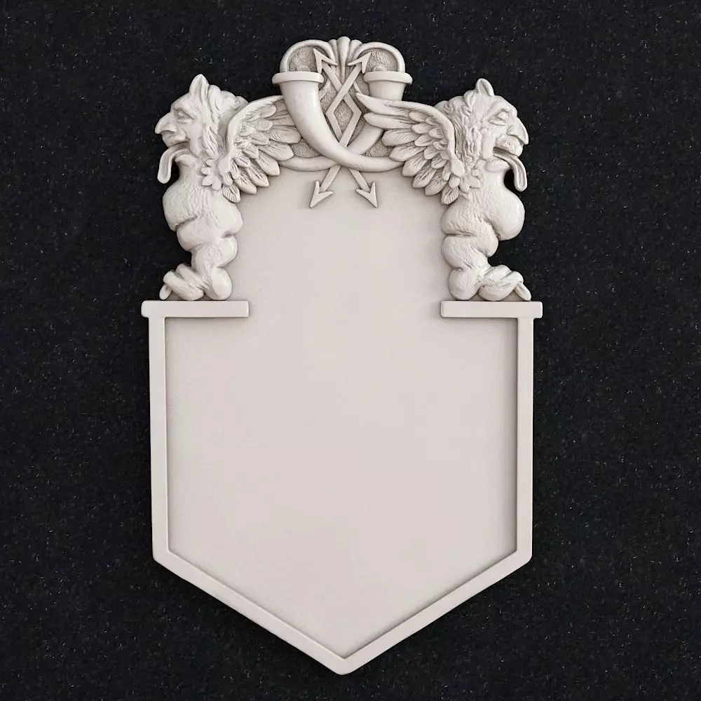 Gargoyle  Gerb  Emblem 3d print model 3D print model_0