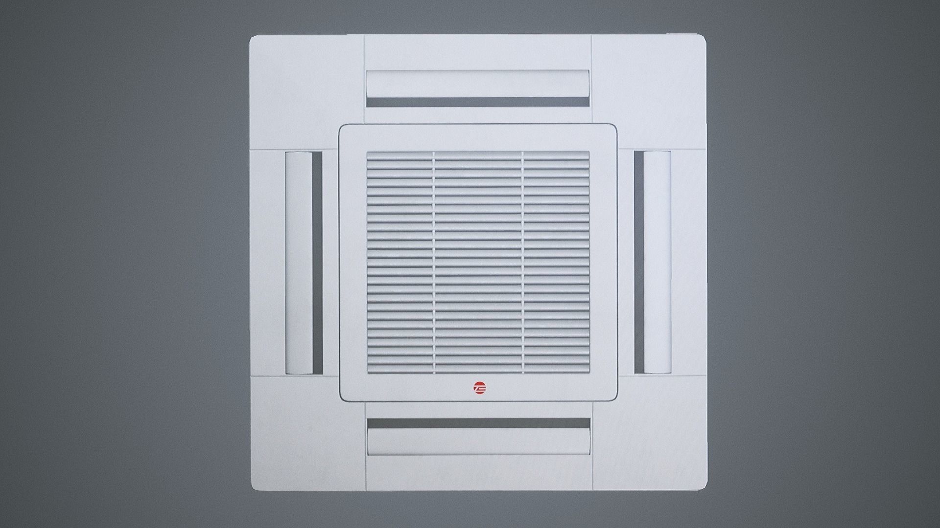 Ceiling Air Conditioning Ventilation Low-poly 3D model_4
