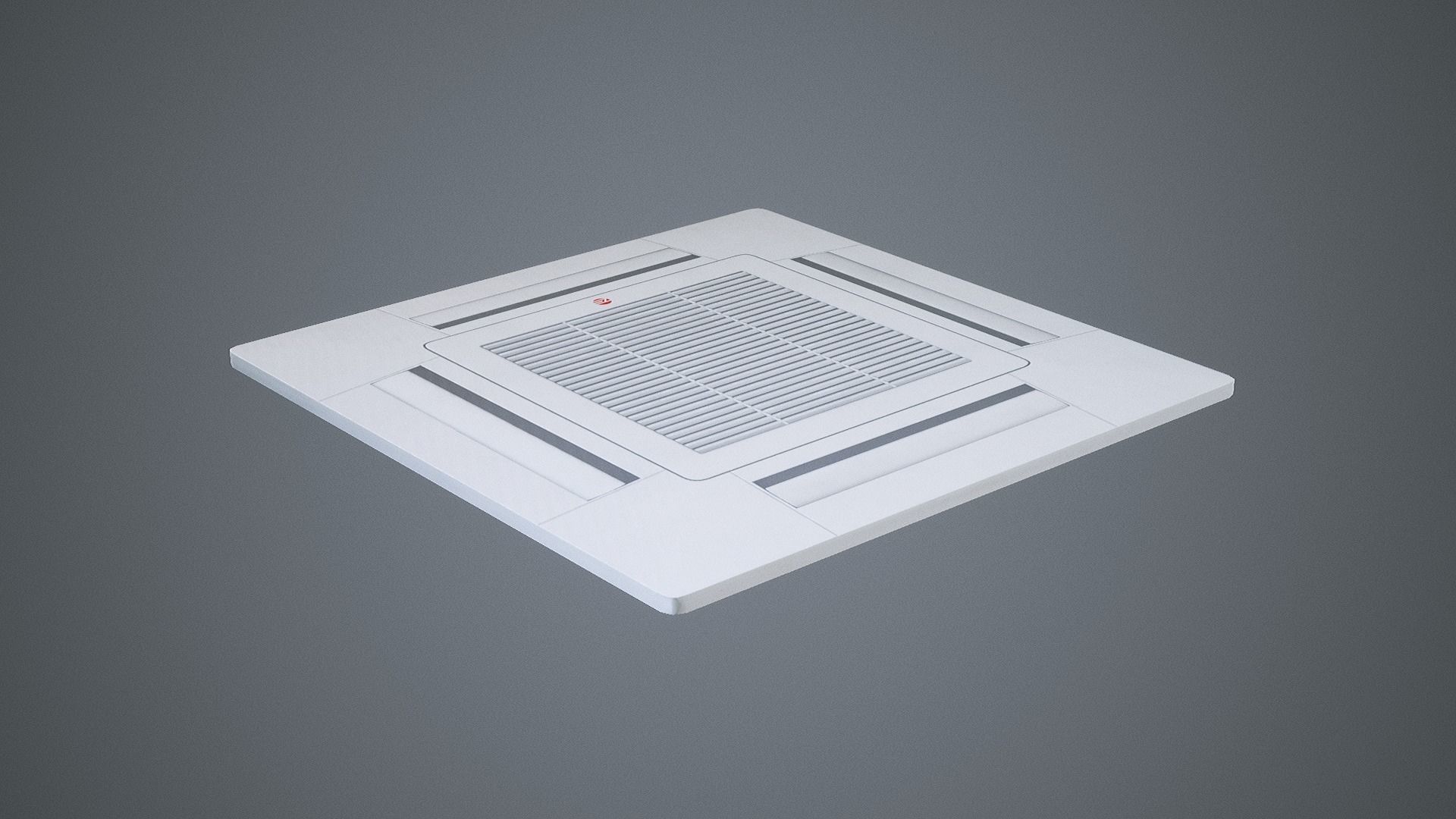Ceiling Air Conditioning Ventilation Low-poly 3D model_6