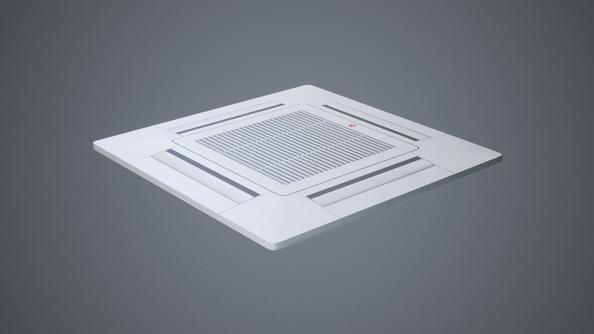 Ceiling Air Conditioning Ventilation Low-poly 3D model_7