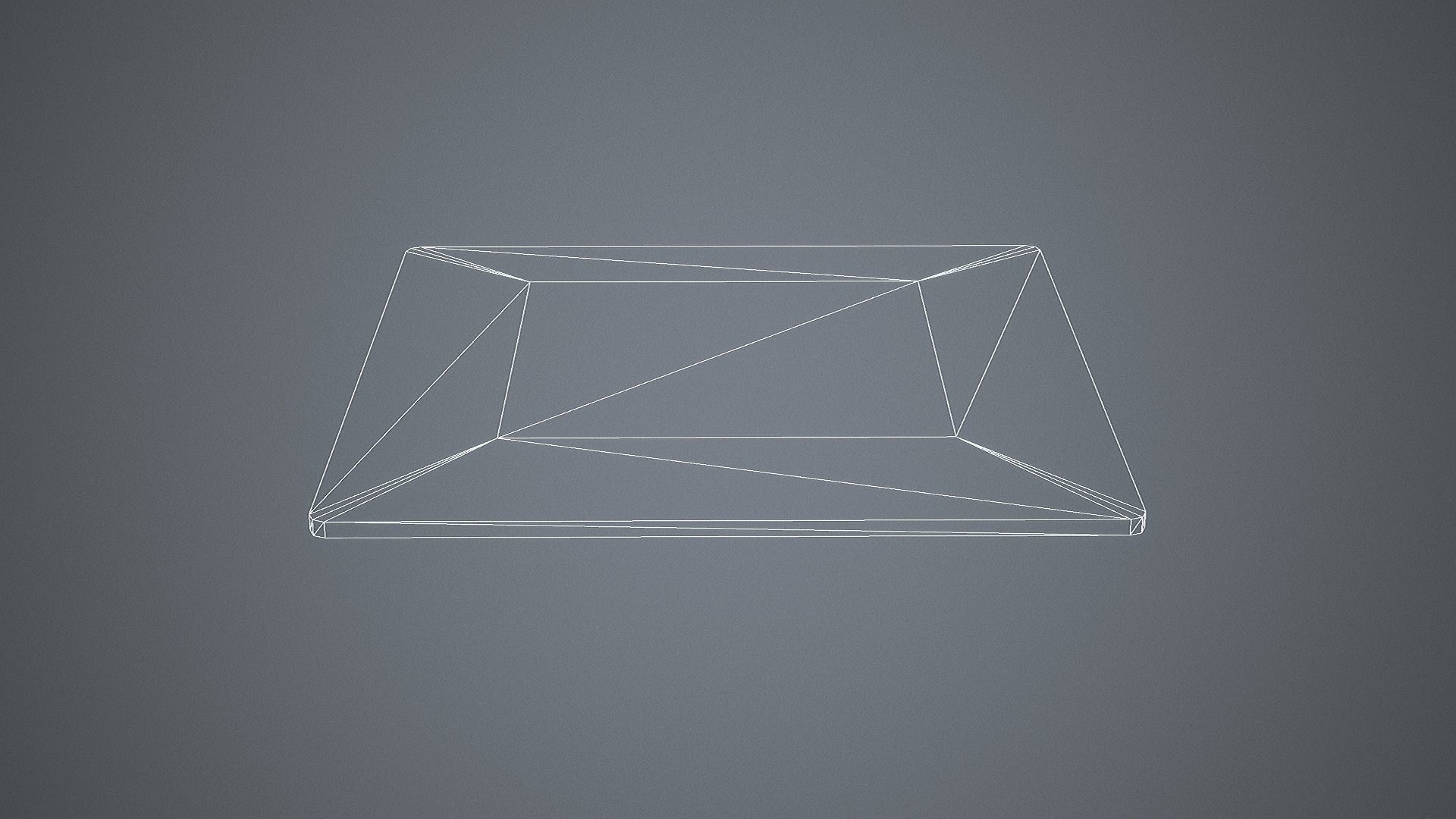 Ceiling Air Conditioning Ventilation Low-poly 3D model_9