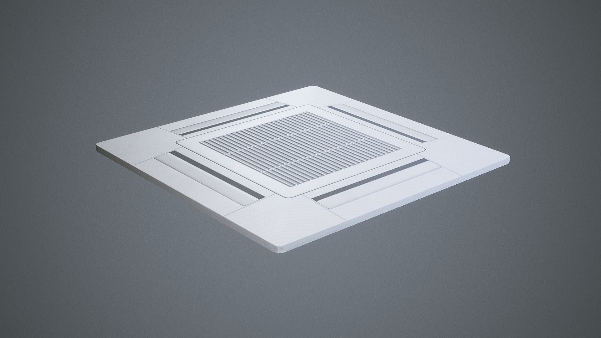 Ceiling Air Conditioning Ventilation Low-poly 3D model_5