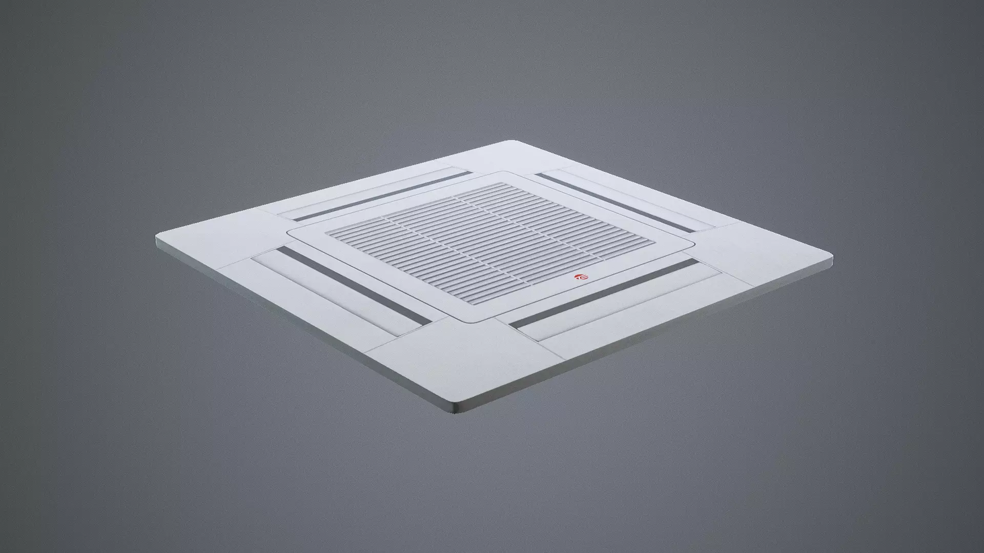 Ceiling Air Conditioning Ventilation Low-poly 3D model_0