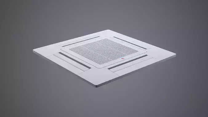 Ceiling Air Conditioning Ventilation Low-poly 3D model