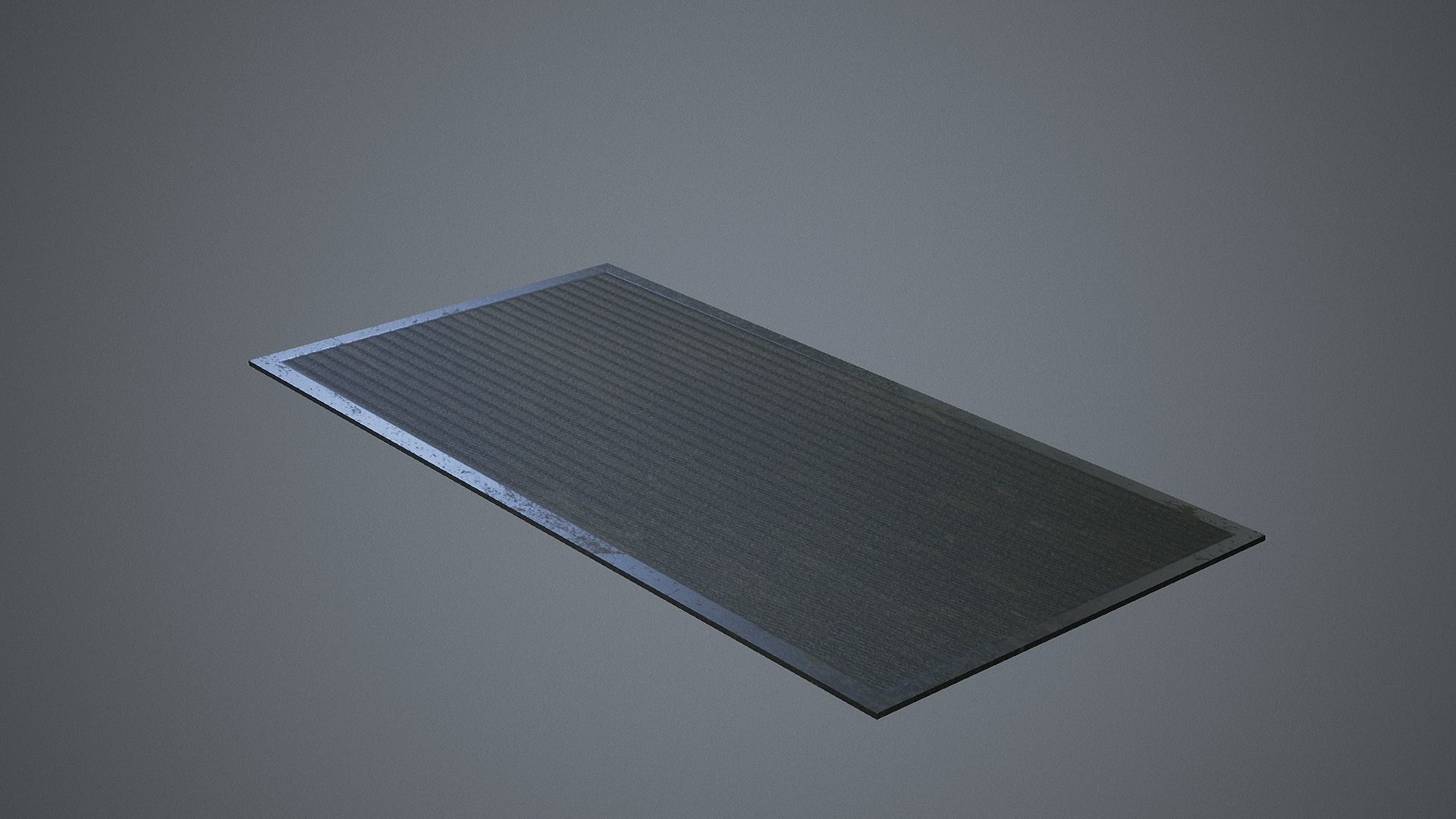 Welcome Mat Low-poly 3D model_7