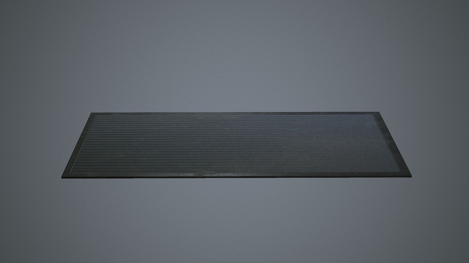 Welcome Mat Low-poly 3D model_1