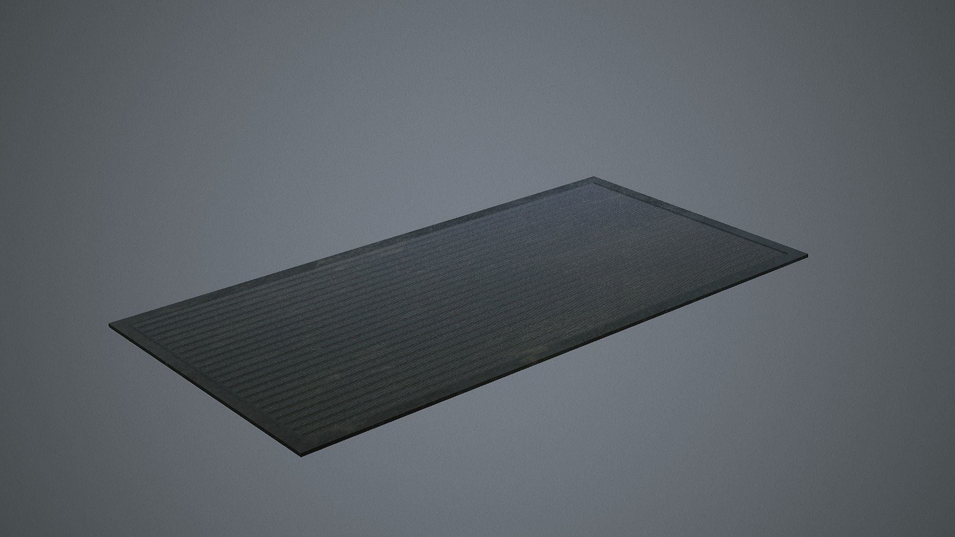 Welcome Mat Low-poly 3D model_4