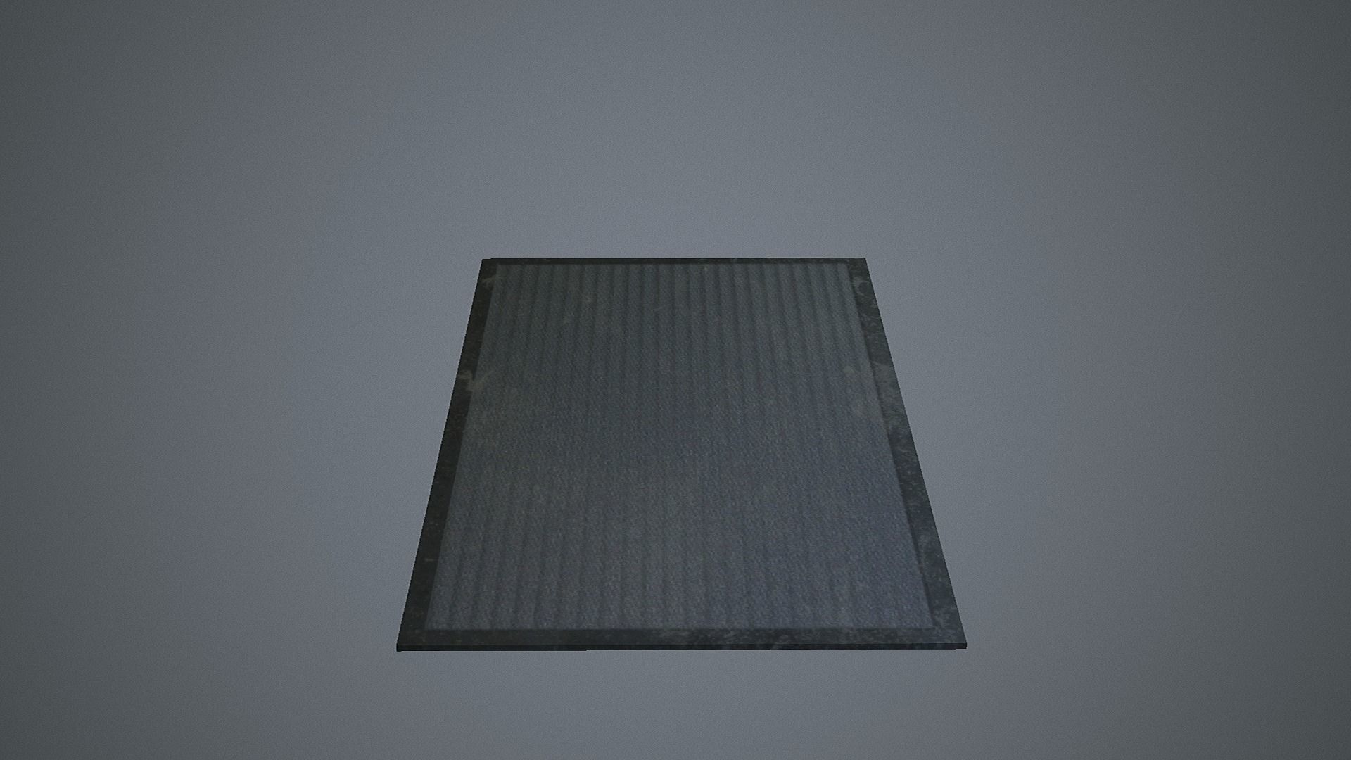 Welcome Mat Low-poly 3D model_2