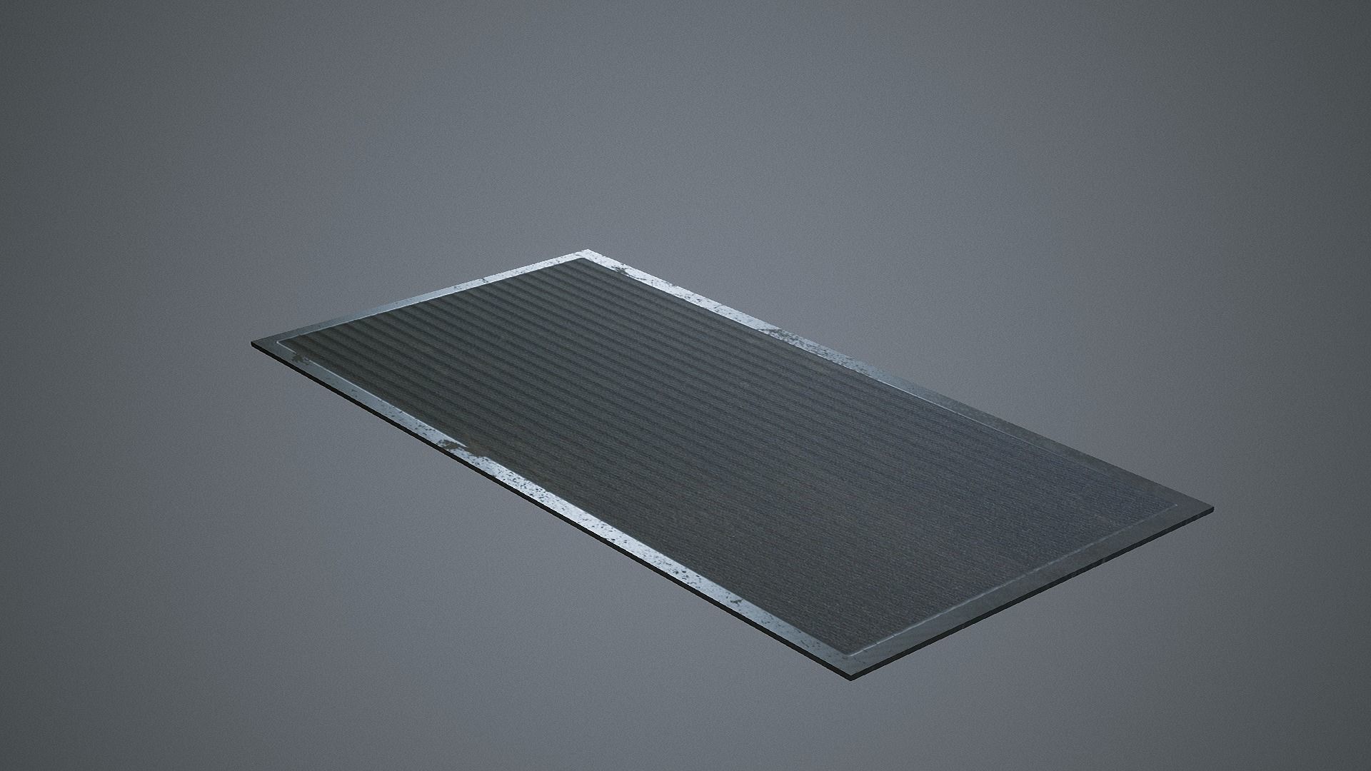 Welcome Mat Low-poly 3D model_5