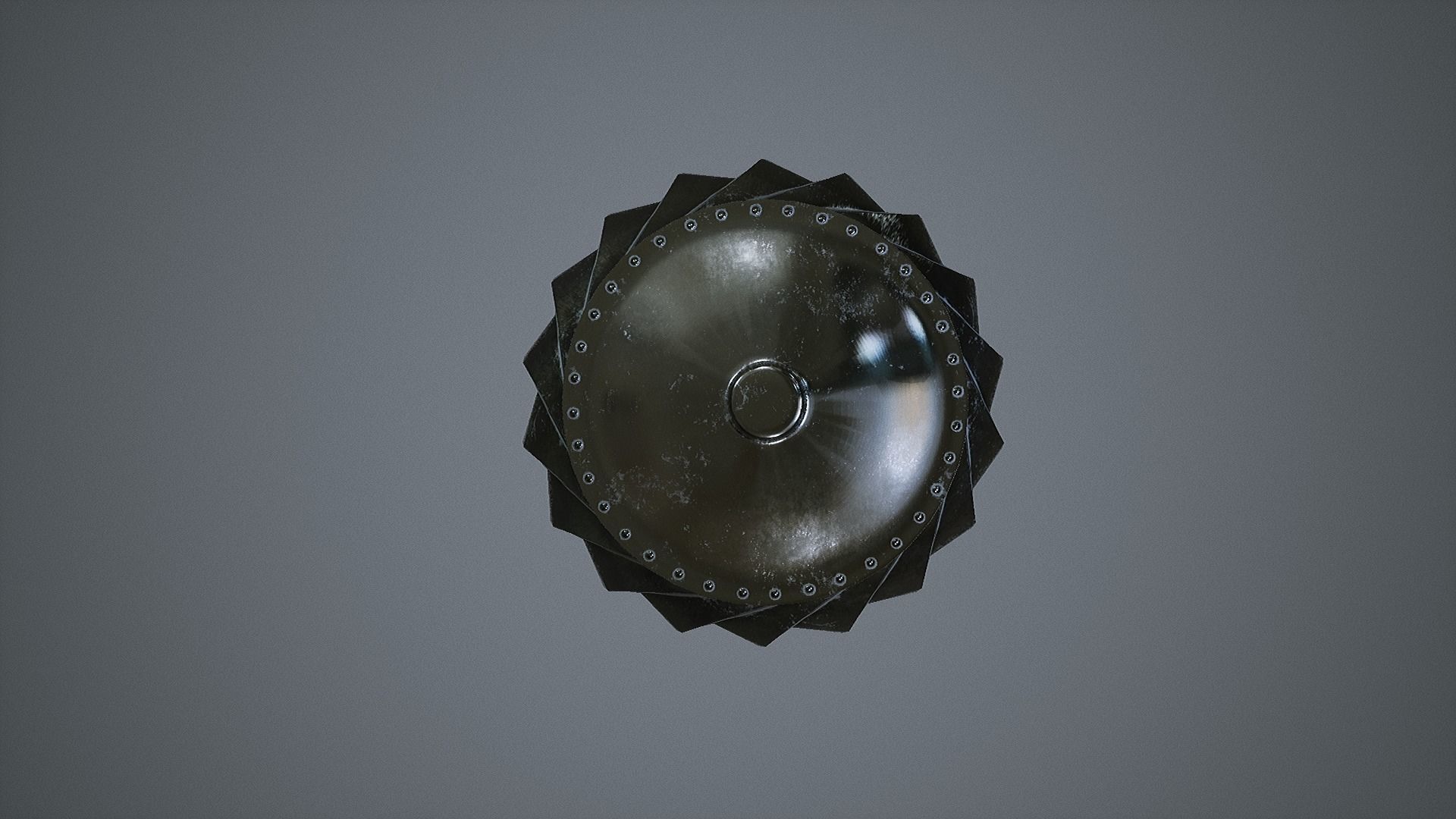 Rotating Roof Ventilation  Low-poly 3D model_3