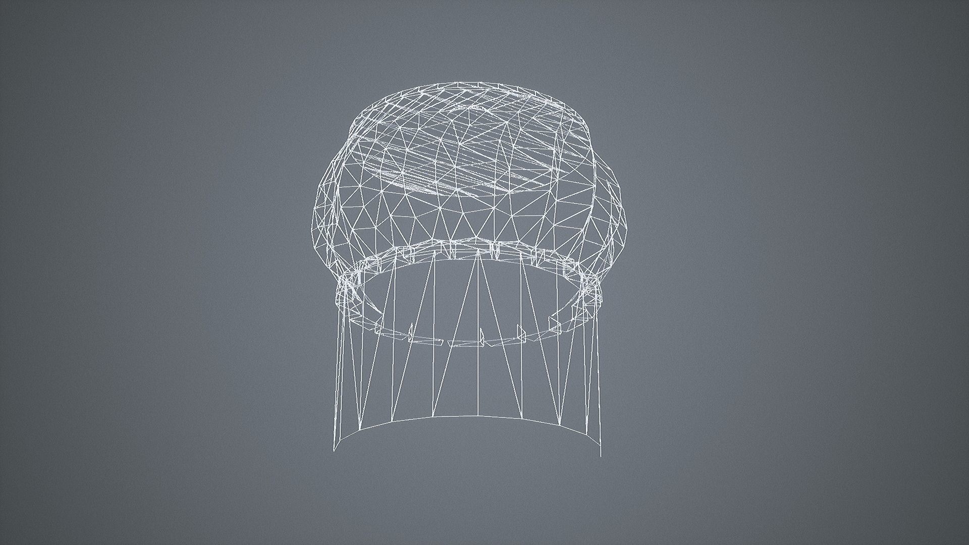 Rotating Roof Ventilation  Low-poly 3D model_24