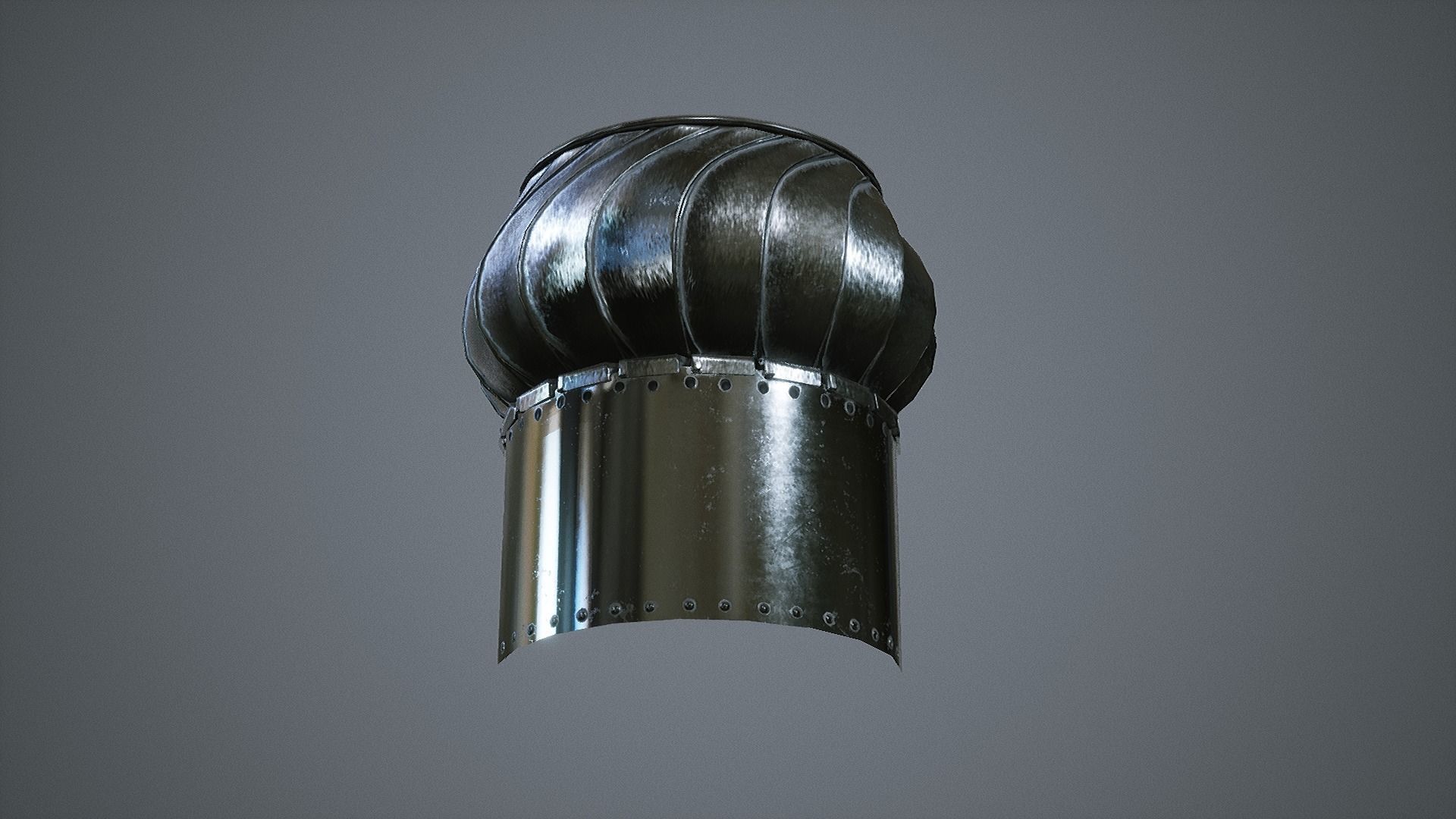 Rotating Roof Ventilation  Low-poly 3D model_15