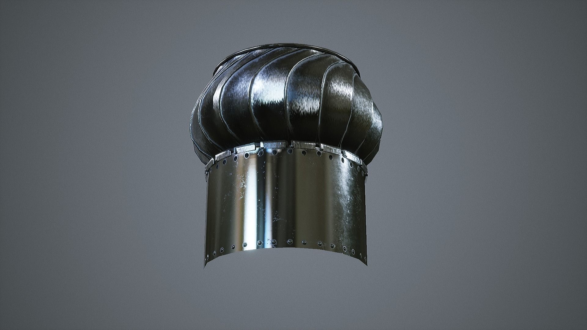 Rotating Roof Ventilation  Low-poly 3D model_14