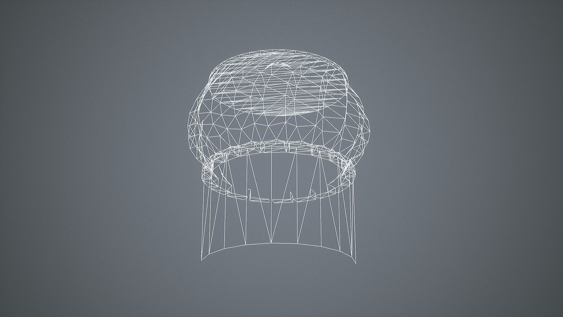 Rotating Roof Ventilation  Low-poly 3D model_25