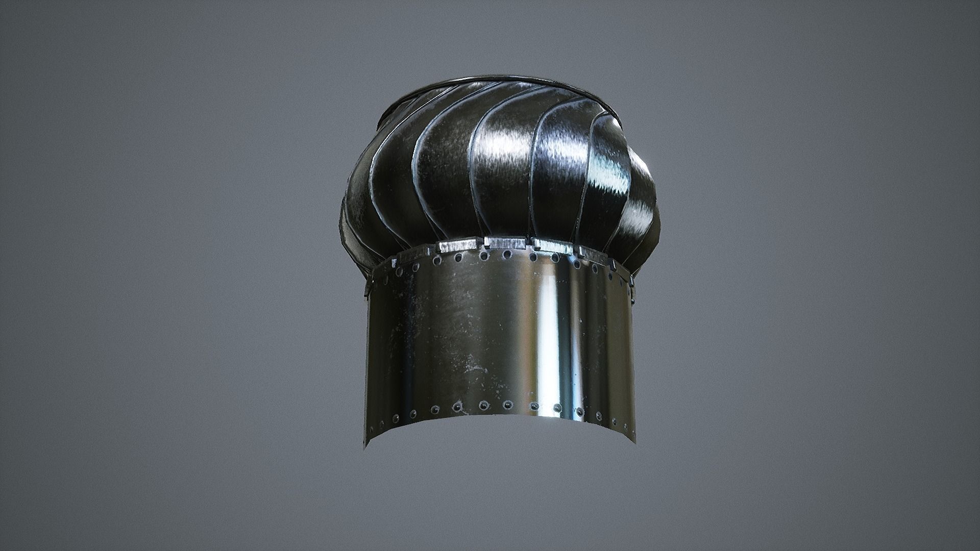 Rotating Roof Ventilation  Low-poly 3D model_12