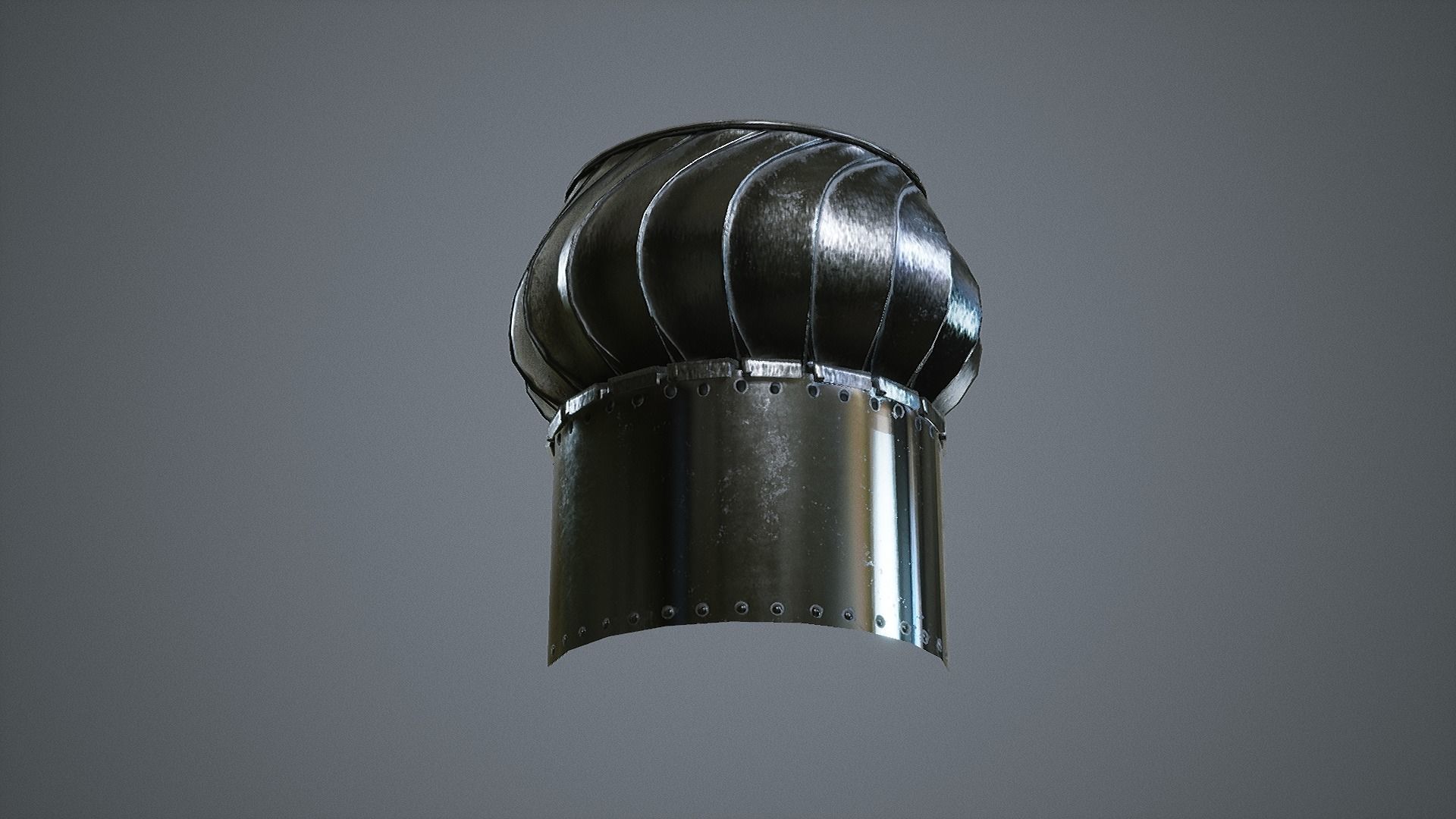 Rotating Roof Ventilation  Low-poly 3D model_11
