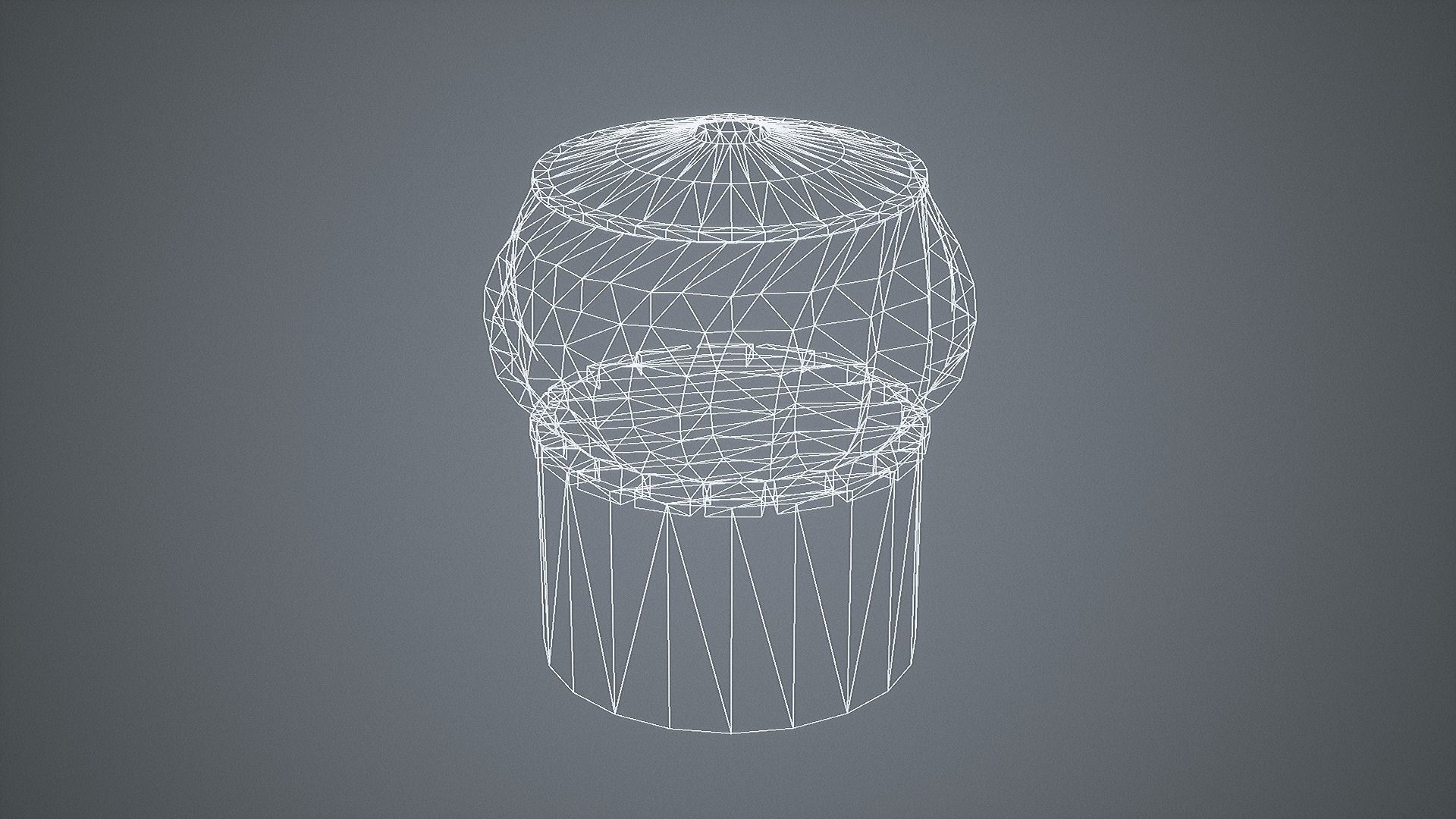 Rotating Roof Ventilation  Low-poly 3D model_17