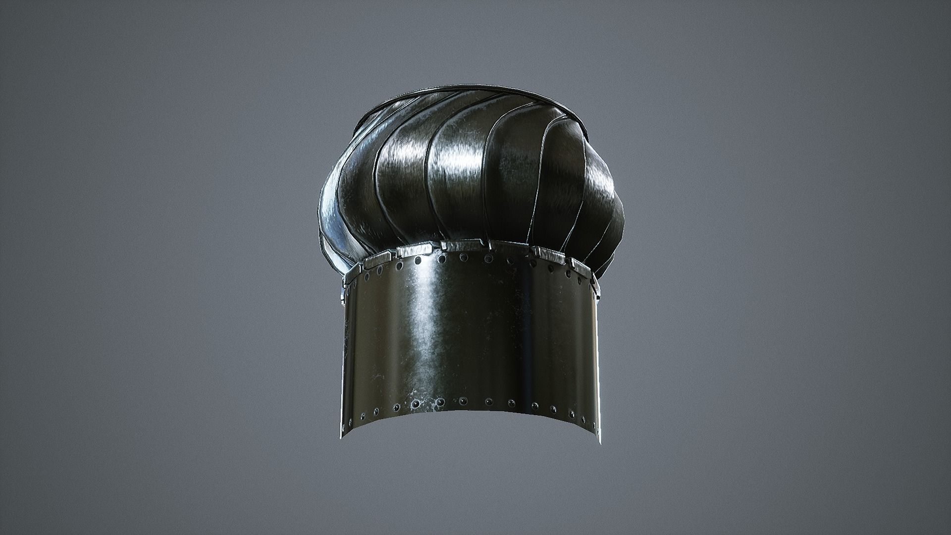 Rotating Roof Ventilation  Low-poly 3D model_9