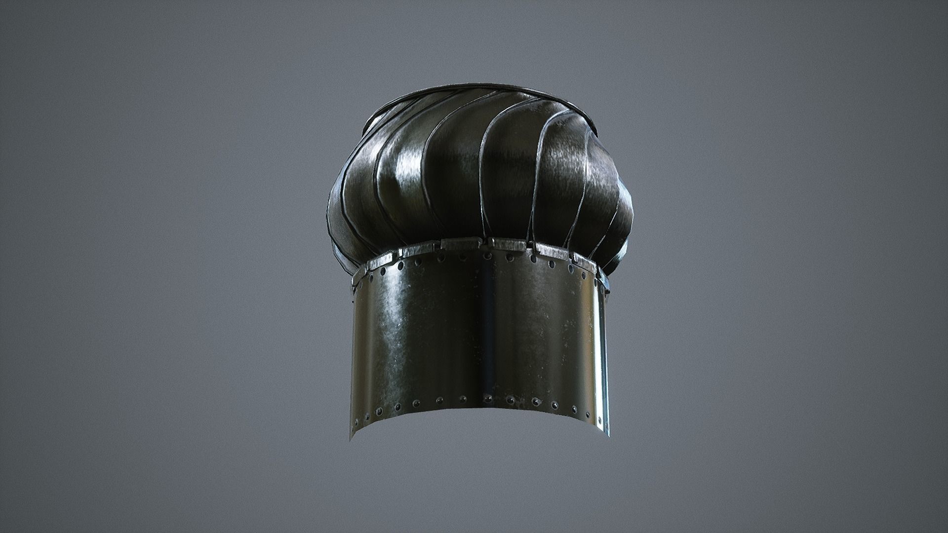 Rotating Roof Ventilation  Low-poly 3D model_10