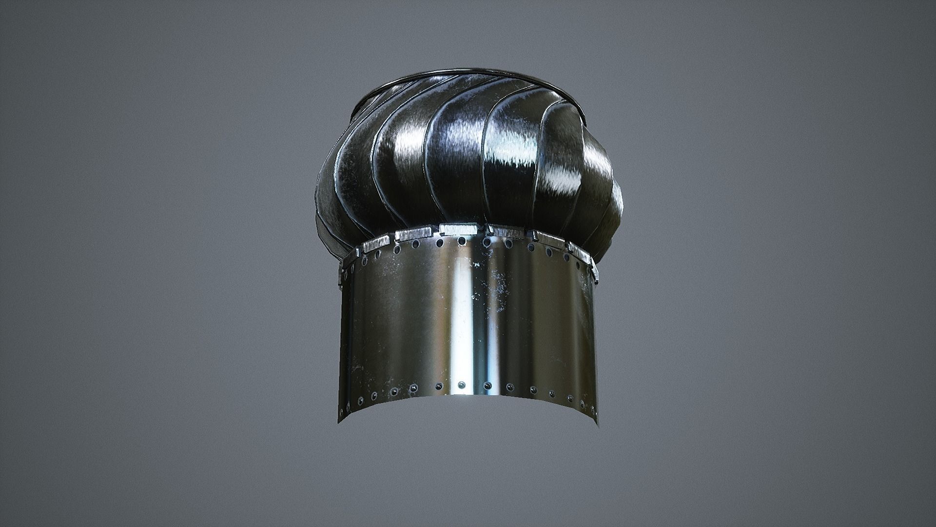 Rotating Roof Ventilation  Low-poly 3D model_13