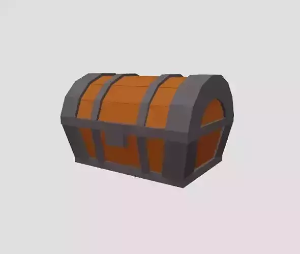 Low Poly Pirates Treasure Chest