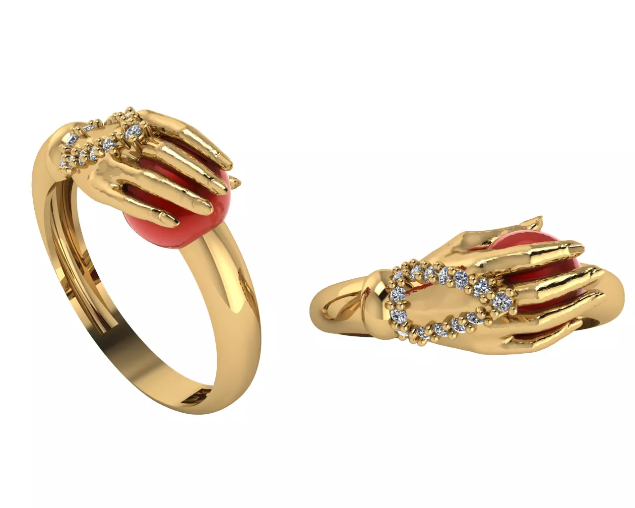 ring Hand 3D model_0