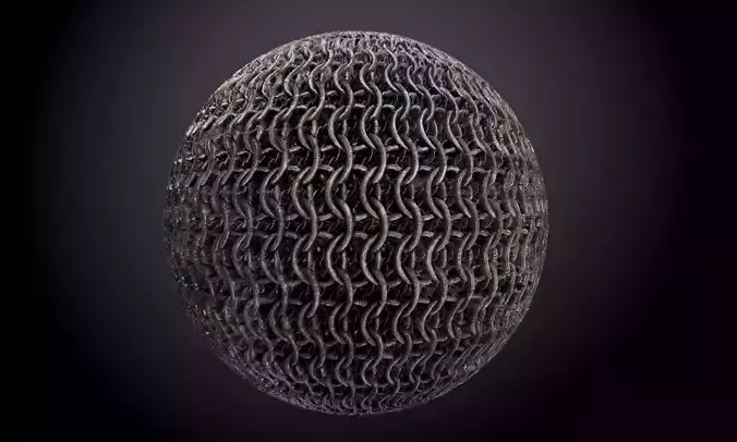 Metal Chains Seamless PBR Texture
