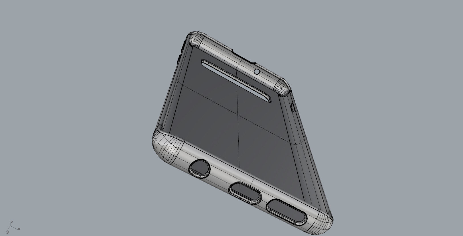 SAMSUNG Galaxy S10 red case  3D print model_19