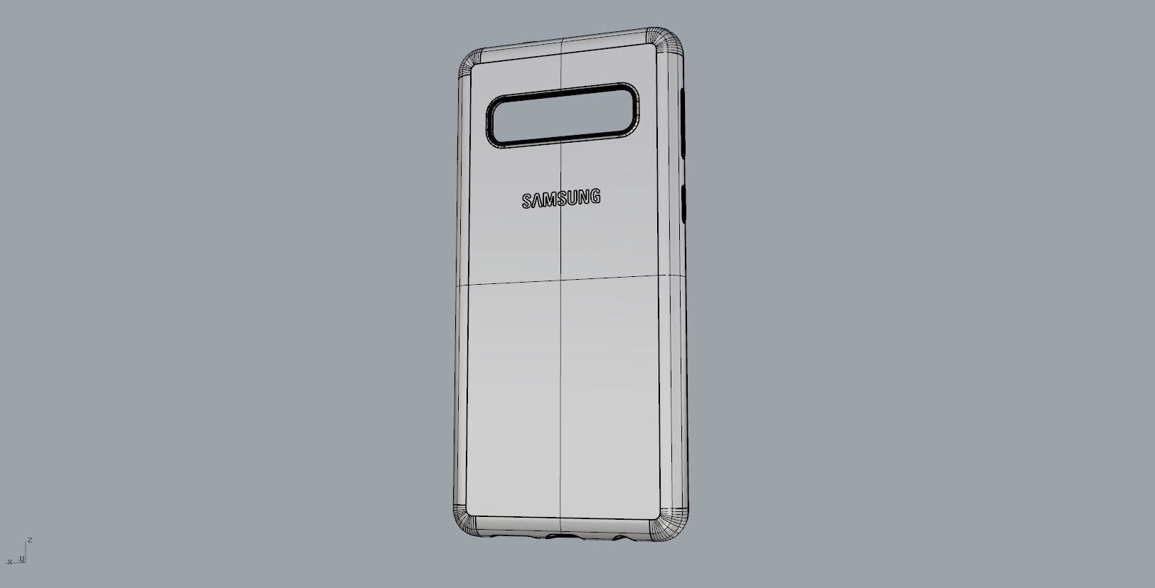 SAMSUNG Galaxy S10 red case  3D print model_13